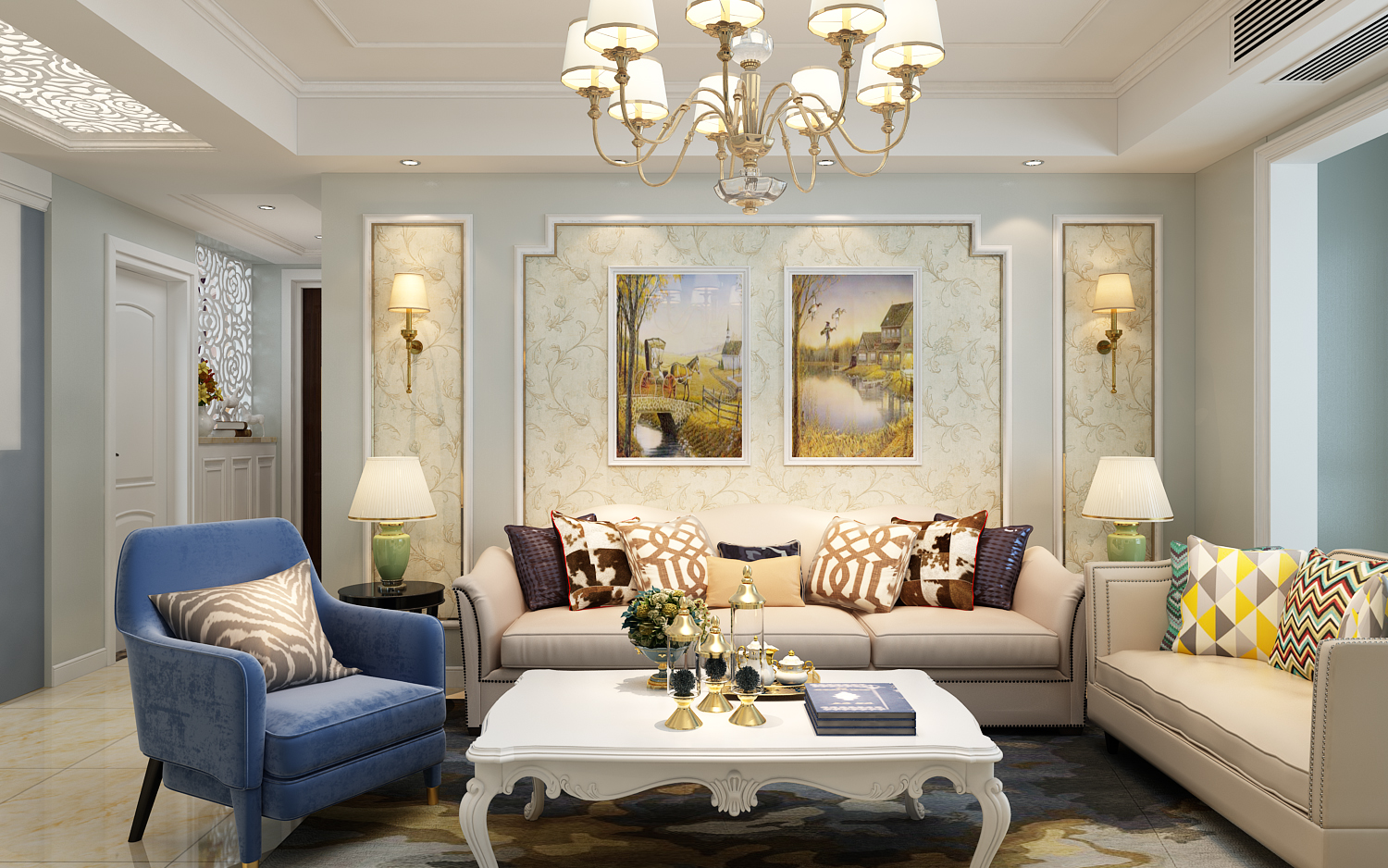 120平米三室兩廳裝修效果圖 120平米三室兩廳裝修效果圖