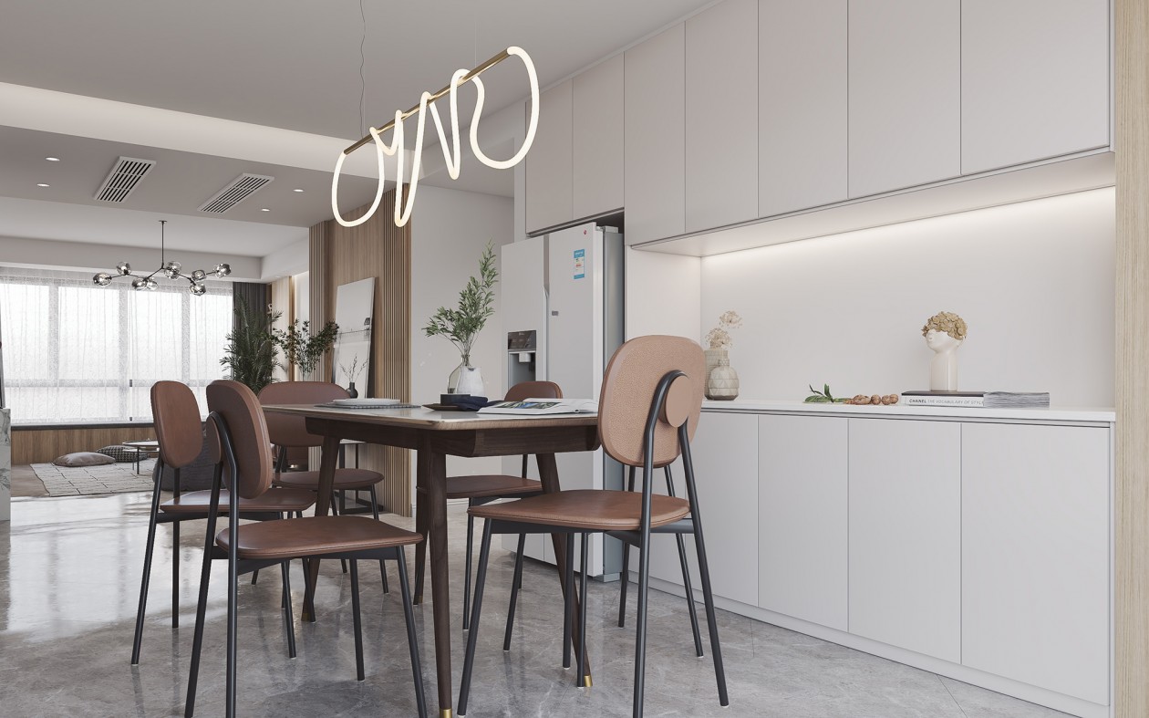 龍湖九里晴川-現(xiàn)代簡約-臥室設(shè)計效果圖