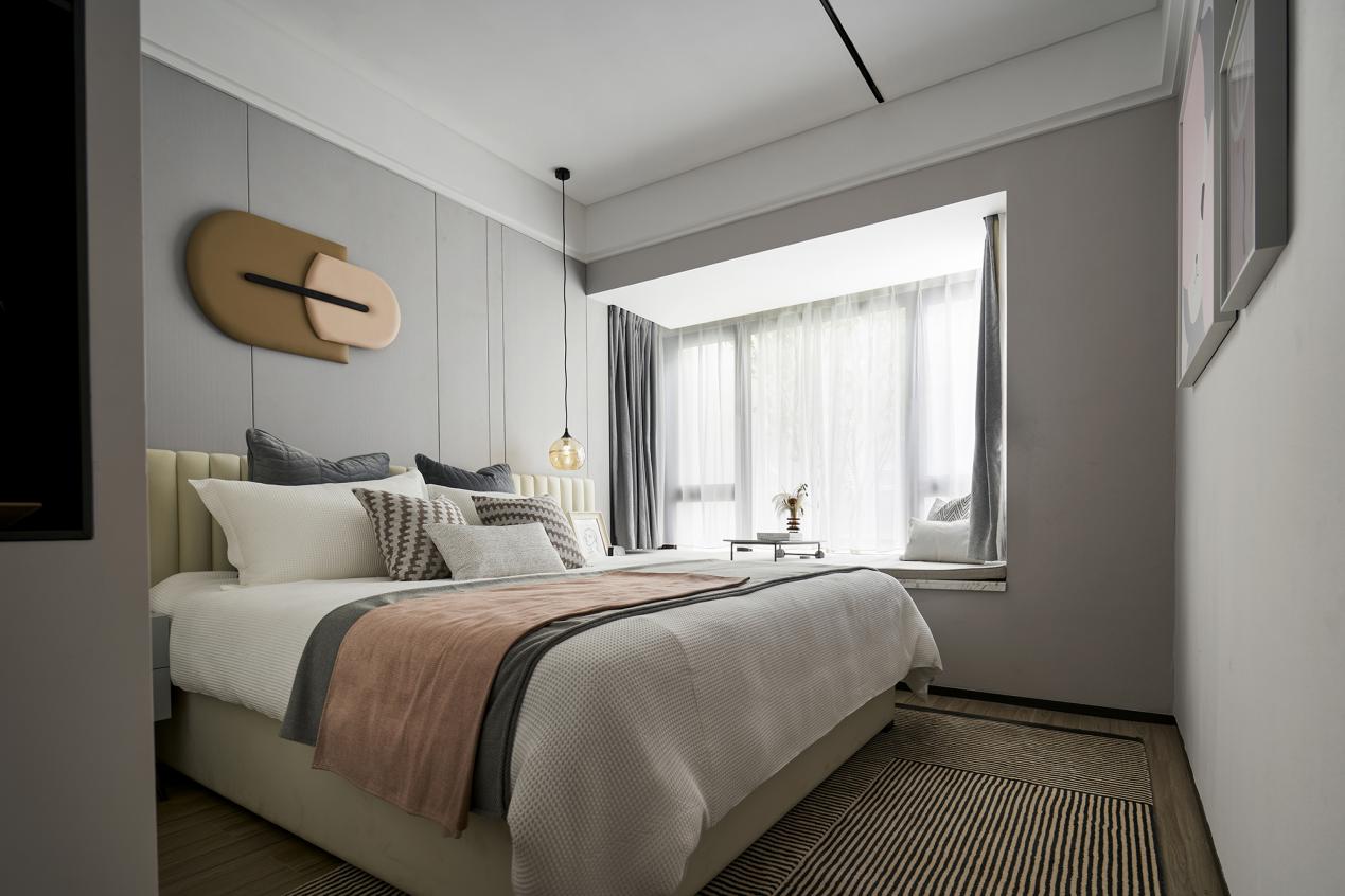 龍湖九里晴川-現(xiàn)代簡約-臥室設(shè)計(jì)效果圖