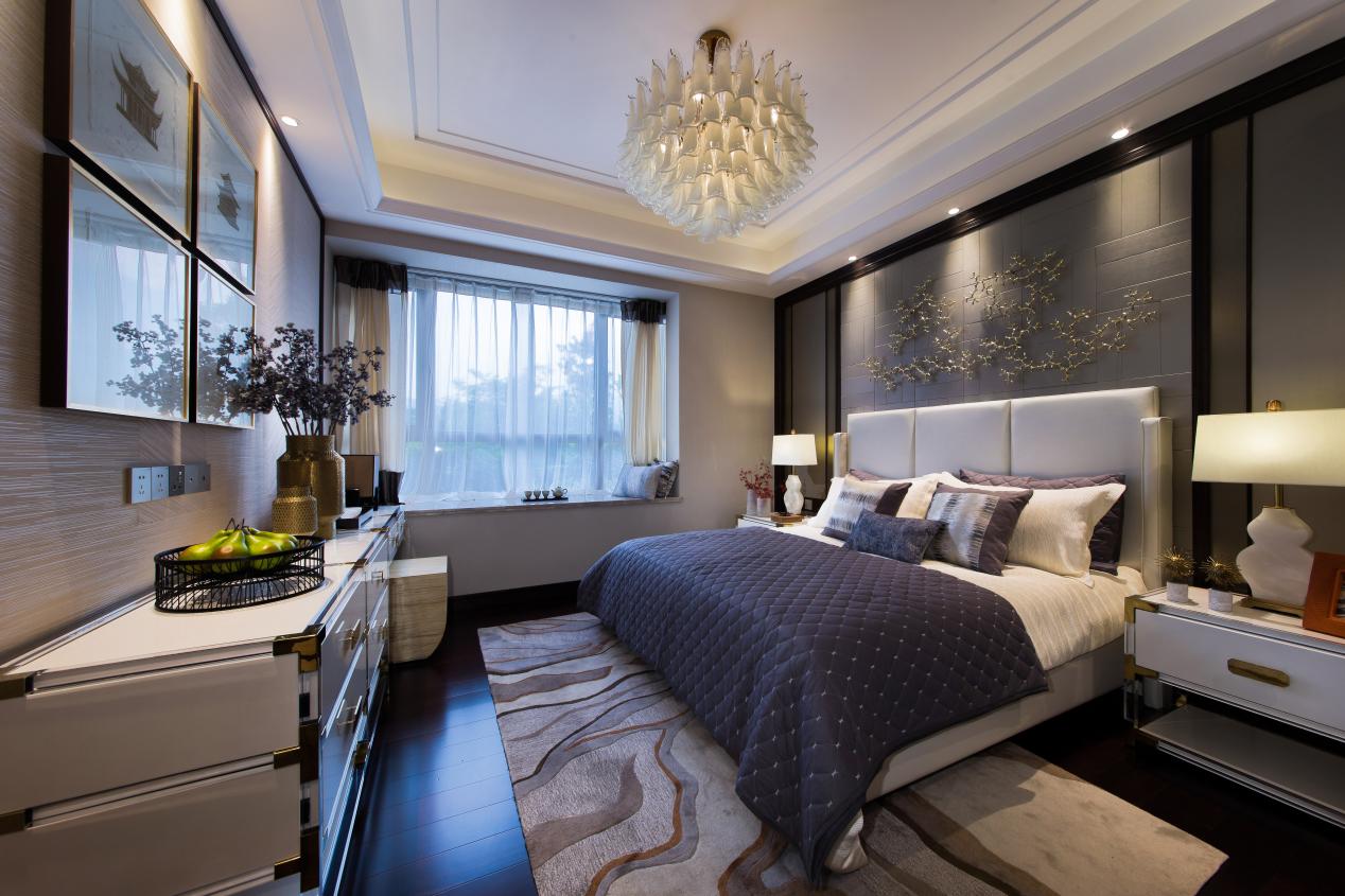 龍湖九里晴川-現(xiàn)代簡約-臥室設(shè)計效果圖